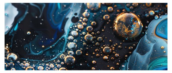 Slika - Kapi tinte (120x50 cm)