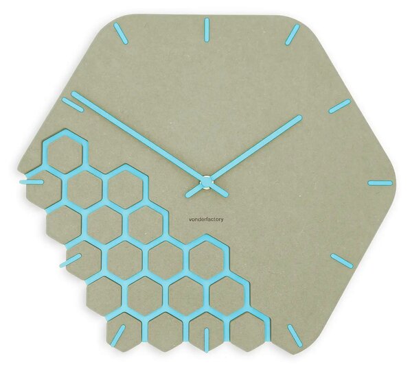 Zidni sat Luxhora Fragmenta Khaki 11 boja kazaljki