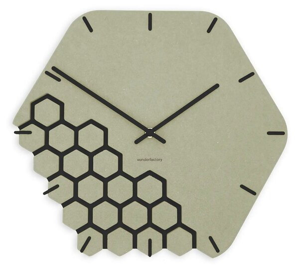Zidni sat Luxhora Fragmenta Khaki 11 boja kazaljki