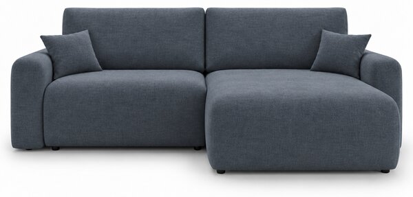 Razvlačiva obostrana sjedeća garnitura u obliku slova L NORDEN PAROS 250x140 cm, tamno siva