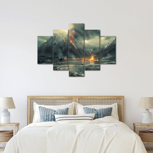 Slika - Vulkanska erupcija (150x105 cm)
