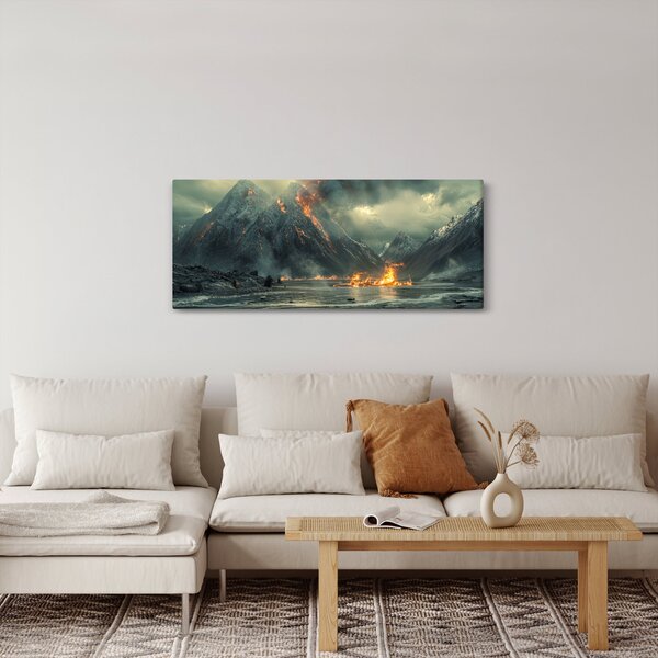 Slika - Vulkanska erupcija (120x50 cm)