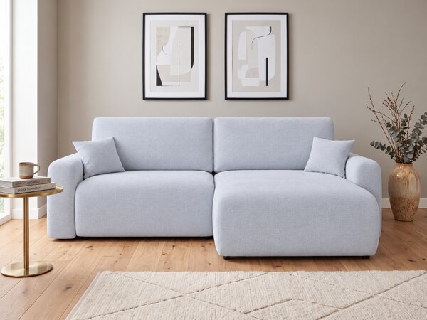 Rasklopivi obostrani kutni kauč NORDEN PAROS 250x140 cm, svijetlo siva