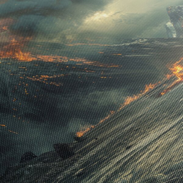 Slika - Vulkanska erupcija (90x60 cm)