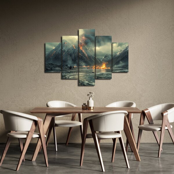 Slika - Vulkanska erupcija (150x105 cm)