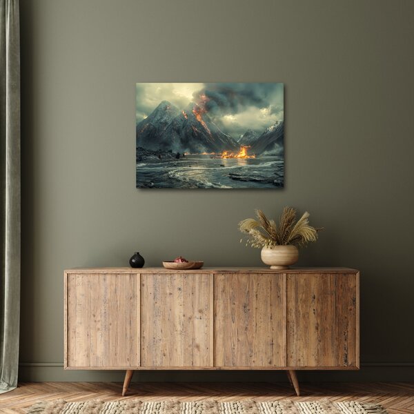Slika - Vulkanska erupcija (70x50 cm)
