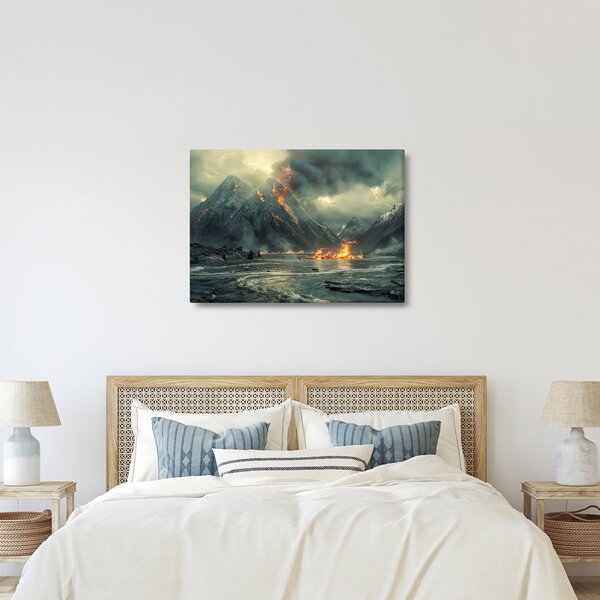 Slika - Vulkanska erupcija (70x50 cm)