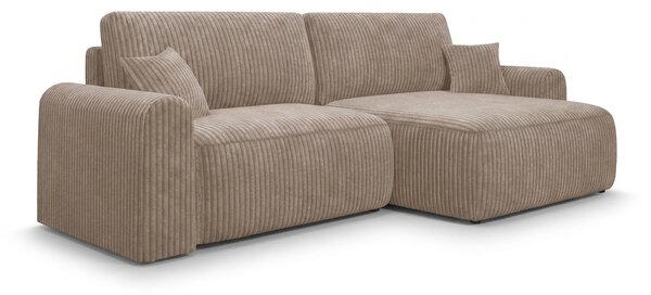 Specifikacije: Razvučna obostrana kutna garnitura NORDEN TILIA 250x140 cm, svijetlosmeđa
