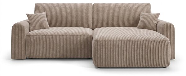Specifikacije: Razvučna obostrana kutna garnitura NORDEN TILIA 250x140 cm, svijetlosmeđa