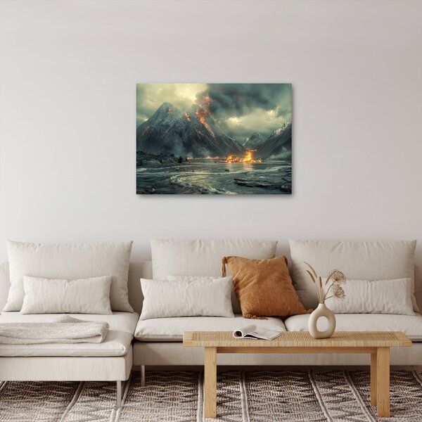 Slika - Vulkanska erupcija (70x50 cm)