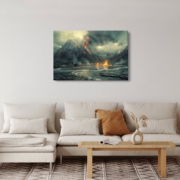 Slika - Vulkanska erupcija (90x60 cm)