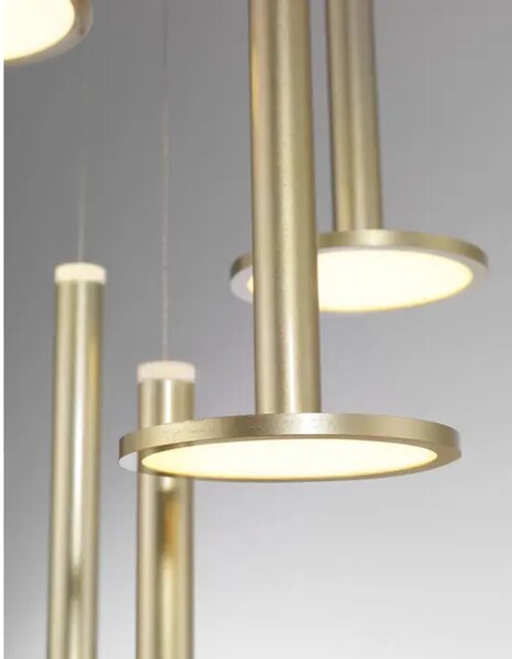 PALENCIA VISILICA LED 47W/3000K/2665lm/IP20/MESING ZLATNA NL1703301202