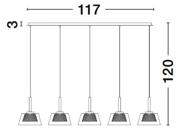 BOCCALE VISILICA G9 /IP20/KROM & PROZIRNA NL1300301306