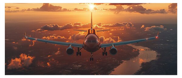Slika - Transportni avion (120x50 cm)