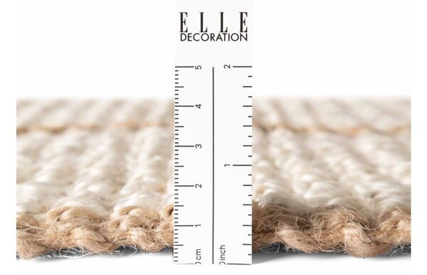 Krem ručno rađen juten tepih 160x230 cm Harvest Sierra – Elle Decoration