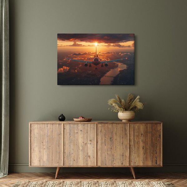 Slika - Transportni avion (90x60 cm)