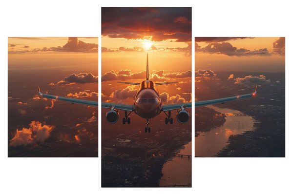 Slika - Transportni avion (90x60 cm)