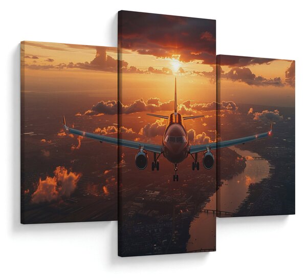 Slika - Transportni avion (90x60 cm)