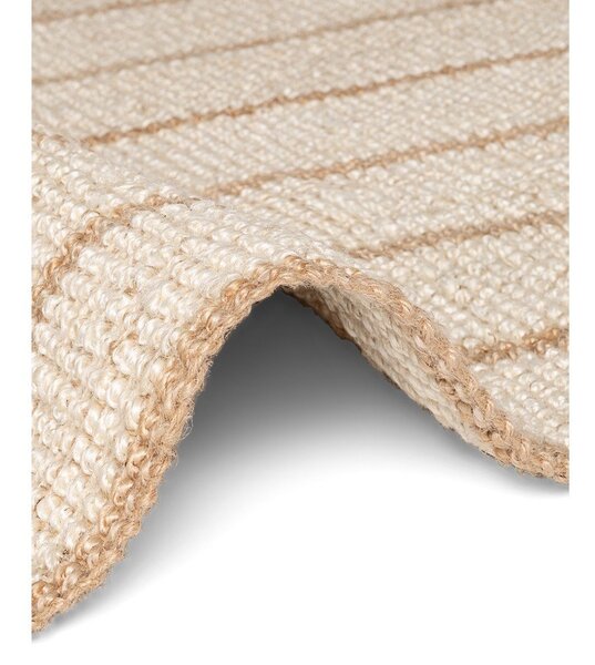 Krem ručno rađen juten tepih 160x230 cm Harvest Sierra – Elle Decoration