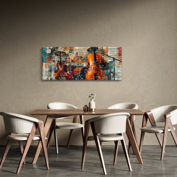 Slika - Glazbeni instrumenti (120x50 cm)
