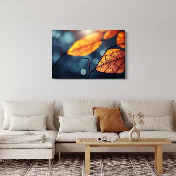 Slika - Tekstura lišća (90x60 cm)