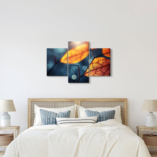 Slika - Tekstura lišća (90x60 cm)