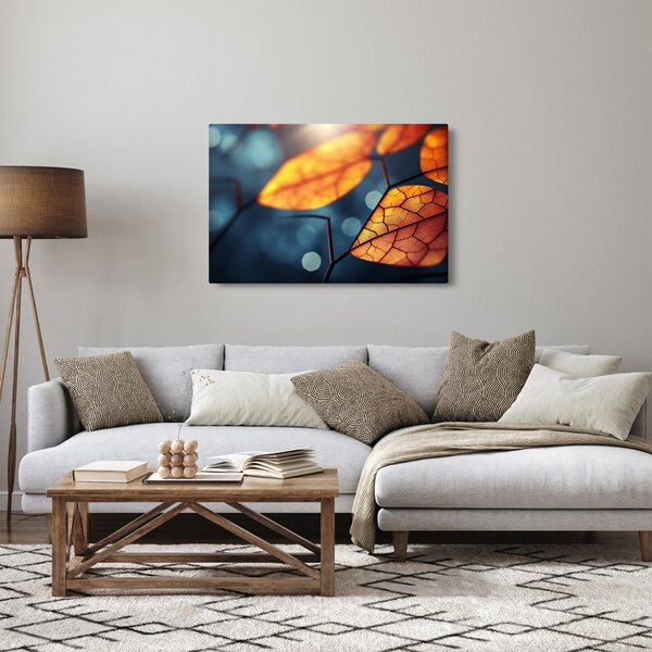 Slika - Tekstura lišća (90x60 cm)
