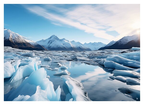 Slika - Glacijalne formacije (70x50 cm)