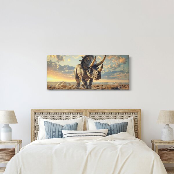 Slika - Triceratops (120x50 cm)