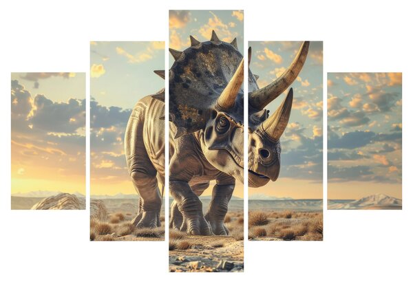 Slika - Triceratops (150x105 cm)