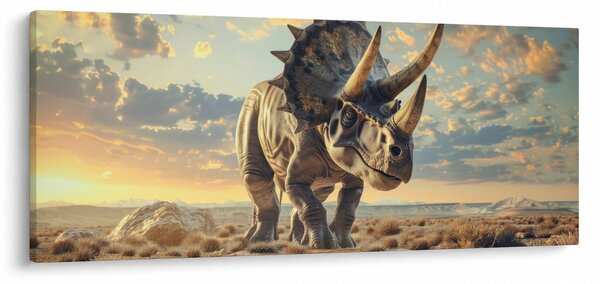Slika - Triceratops (120x50 cm)