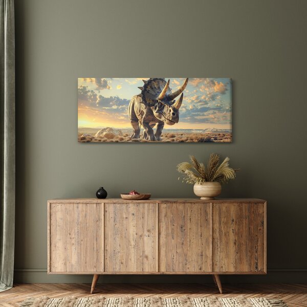 Slika - Triceratops (120x50 cm)