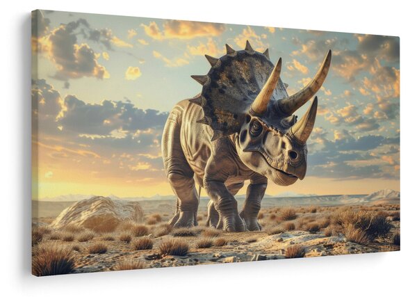Slika - Triceratops (90x60 cm)