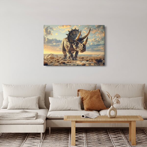 Slika - Triceratops (90x60 cm)