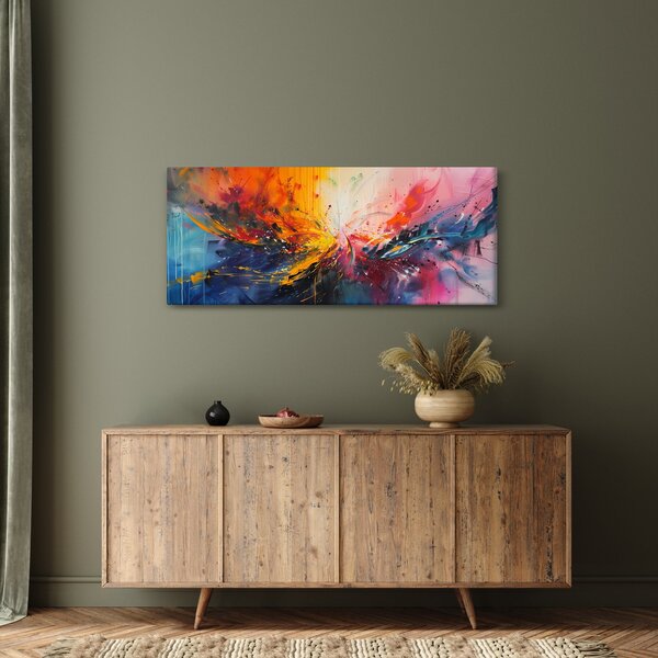 Slika - Apstrakcija boja (120x50 cm)