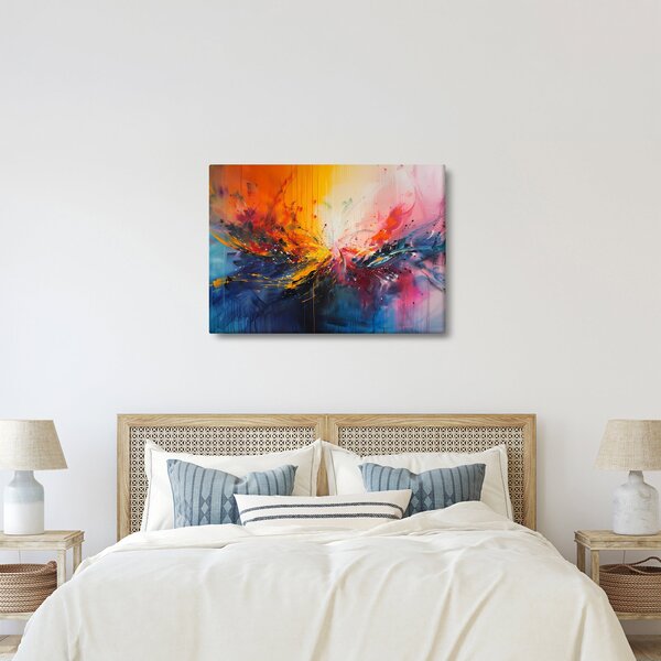 Slika - Apstrakcija boja (70x50 cm)