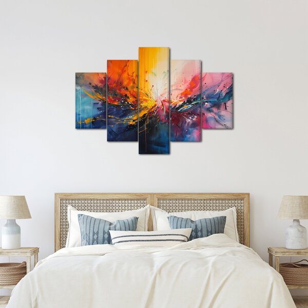 Slika - Apstrakcija boja (150x105 cm)