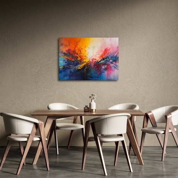 Slika - Apstrakcija boja (70x50 cm)