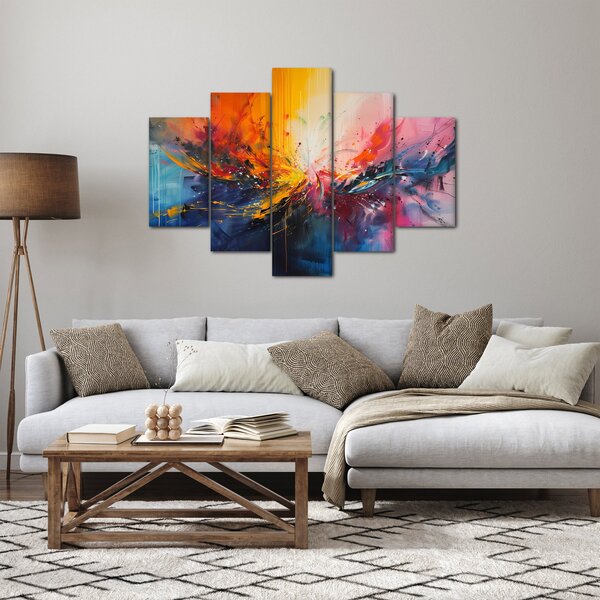Slika - Apstrakcija boja (150x105 cm)