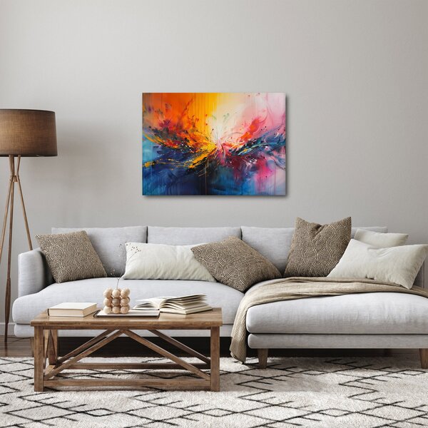 Slika - Apstrakcija boja (70x50 cm)