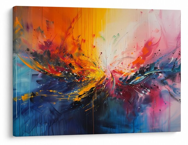 Slika - Apstrakcija boja (70x50 cm)