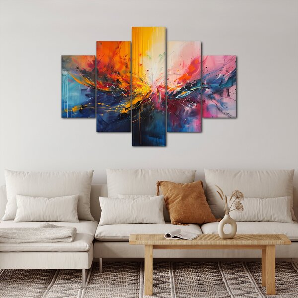 Slika - Apstrakcija boja (150x105 cm)