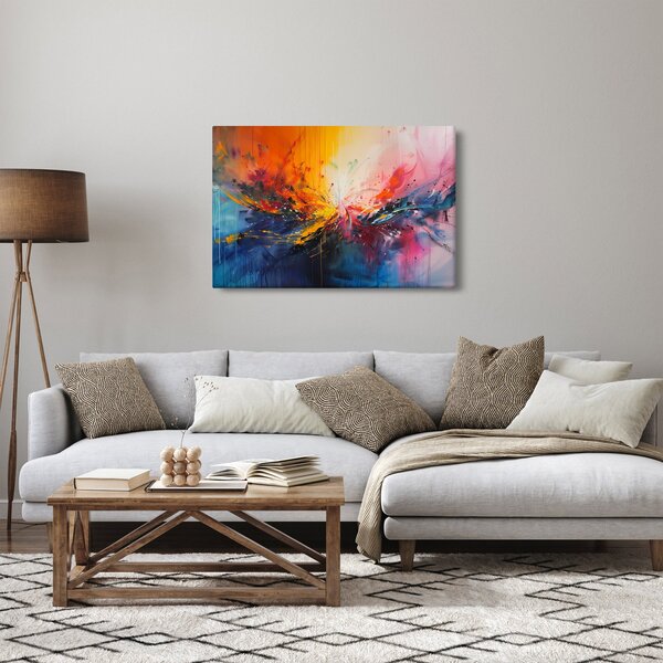Slika - Apstrakcija boja (90x60 cm)