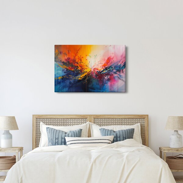 Slika - Apstrakcija boja (90x60 cm)