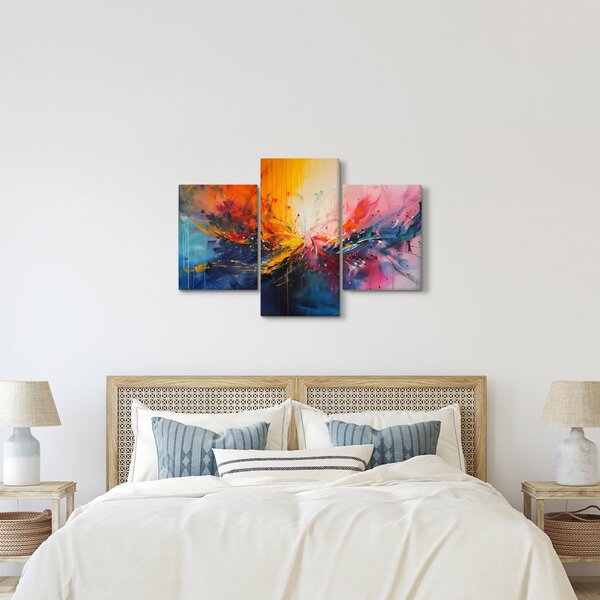 Slika - Apstrakcija boja (90x60 cm)
