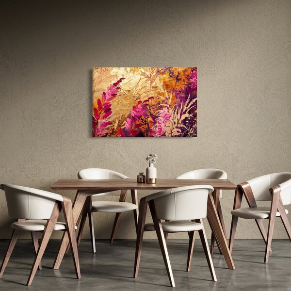 Slika - Apstraktna slika cvijeća II. (90x60 cm)