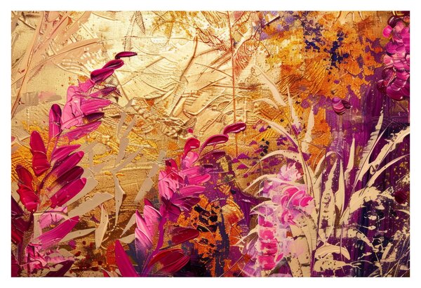Slika - Apstraktna slika cvijeća II. (90x60 cm)