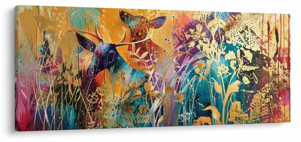 Slika - Apstraktno slikanje prirode (120x50 cm)