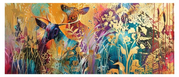 Slika - Apstraktno slikanje prirode (120x50 cm)