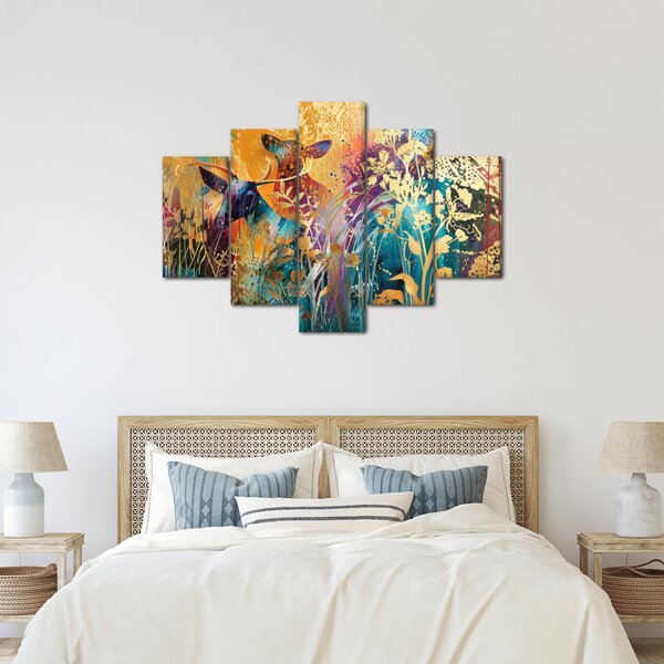 Slika - Apstraktno slikanje prirode (150x105 cm)